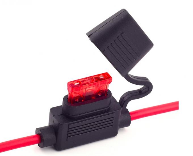 Waterproof Automotive Inline Fuse Holder With PVC Insulating Body