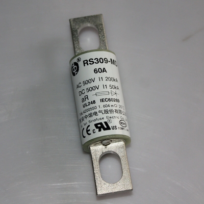 Road Vehicle Round Tube Bolt Connection Fast Acting Fuse RS309-MD Series