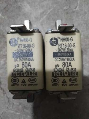 Low Voltage High Divide Capability Knife Type Fuse RT16-00-G Series