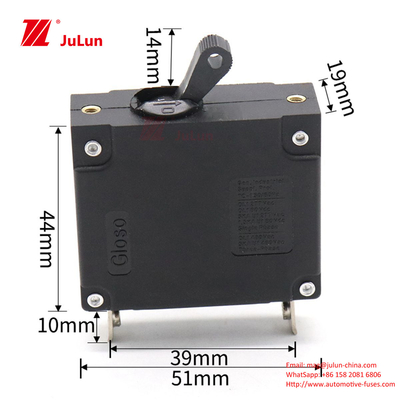 20A Marine Current Overload Protector Rese  Breaker Reset Toggle Type Winch Sound Circuit Breaker 40A AC DC