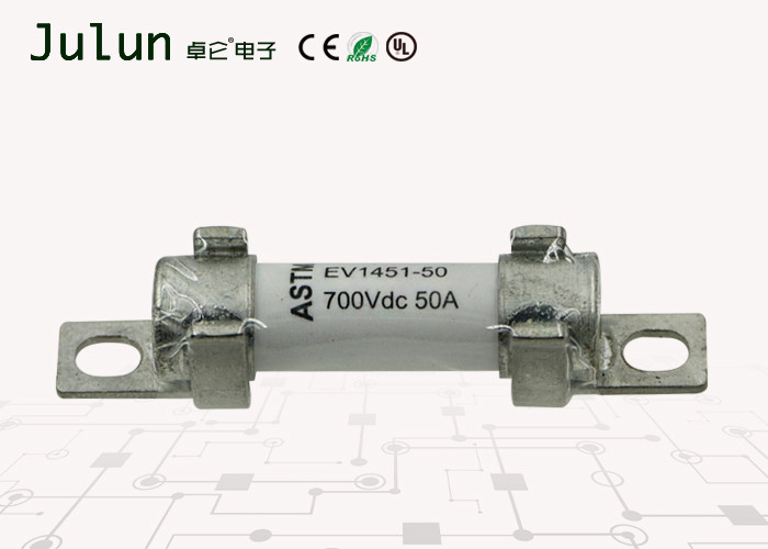 Electric Vehicle DC Fuses 700V 50A Hybrid Vehicle Fuses Ceramic