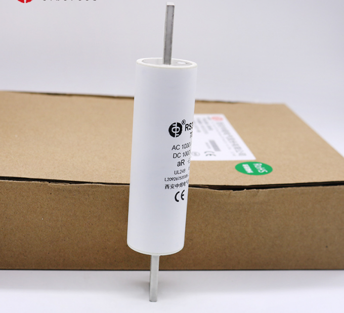 Round Tube Ceramic Auto Fuses Bolt Connection RS309MM AC / DC1000V
