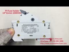 PV Fuse  holder 63A 1000VDC22*58mm  6 KV  Solar for DIN Rail Installation Conforms to IEC