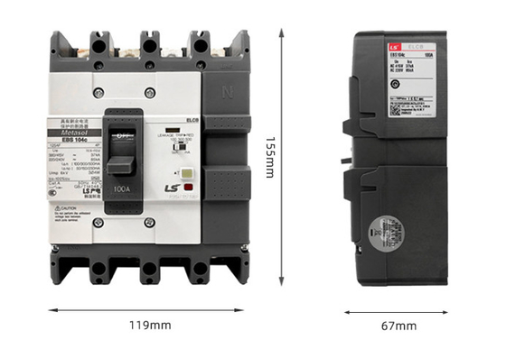 LG / LS Leakage Circuit Breaker Electric Plastic Shell EBS Series