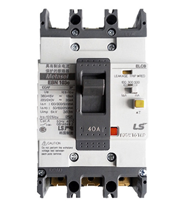 EBN102C / 103C / 104C Earth Leakage Circuit Breaker With Plastic Shell