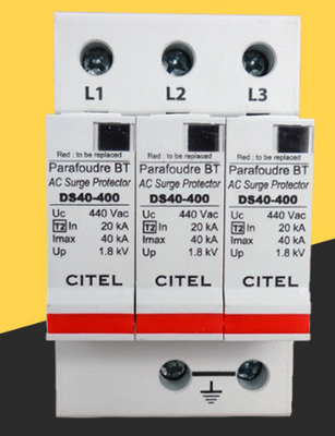 Built In Heat Deduction Mechanism DC Lightning Protection DS50PV-XXG-51