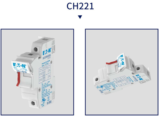 CH221DU Series Bussmann Modular Fuse Holder 22x58cm 1000VDC