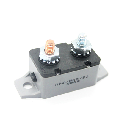 20A 30A 40A 50A Manual Reset Overcurrent Circuit Breaker Plastic Type Bolt Wings