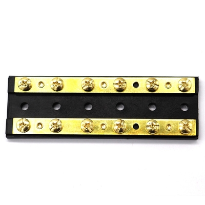 12 / 24V Automobile Ship Yacht Bus Bar 12Bit Convergence Double Row 6Bit 60A