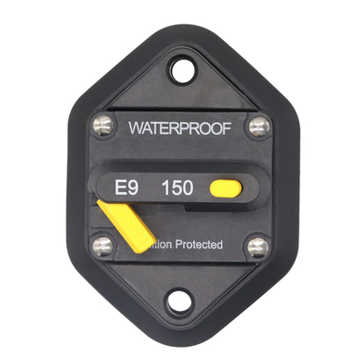 Car RV Battery Protection 30-150A Manual Reset Circuit Breaker IP67 12-48V
