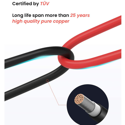 RV Yacht Modification 12AWG PV Extension Cable With Mother / Male Head Connector