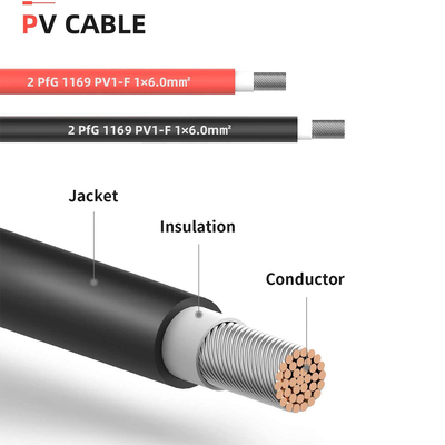 RV Yacht Modification 12AWG PV Extension Cable With Mother / Male Head Connector