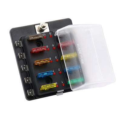 Automobile Mid Number Fuse Seat Car Yacht Modified Ribbon LED Indicator