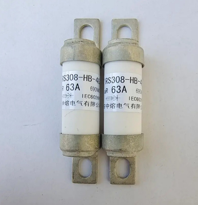 Bolt Connection Fast Ceramic Auto Fuses RS308-HB 690V Series