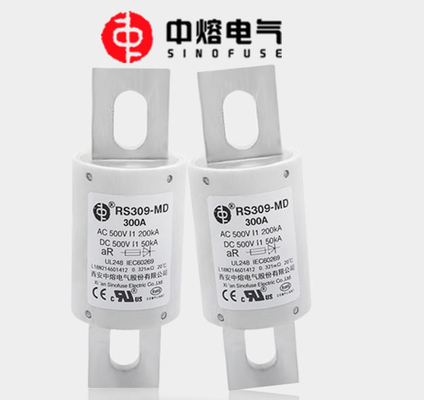 Round Tube Bolt Connection Ceramic Automotive Fuses RS309-MF Series