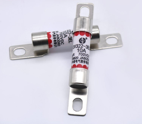 EV322 3EL Electric Vehicle Fuse 10A 16A 20A 25A 32A 700VDC Bolted Type Round Tube