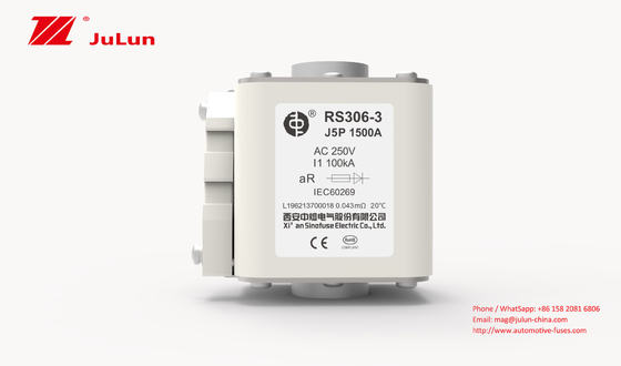 High Pressure Chip Electric Vehicle Fuse RS306-3-J5P 1500A 250VAC