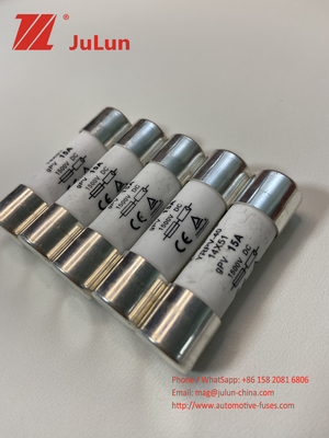 Ceramic Solar PV Copper Fuse 10A 10kA  DC Indoor-Only 1500VDC 14x51mm
