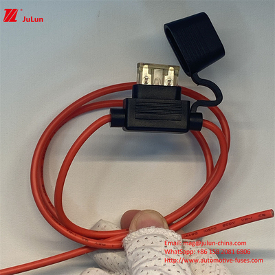 Waterproof Blade Fuse Holder 250V 300V  40A  50A With Cable