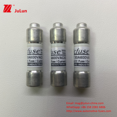 30A High Current 4A 5A 6A 600V PV Ceramic Automotive Fuses For Solar Junction Box DC Fault Current 50KA