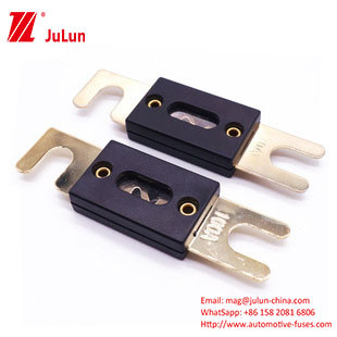 Electric Forklift EV Vehicle Fuses Plate Fork Bolt 40~1000A 80~300V Bolt Type Ceramic Body Fixed Audio High