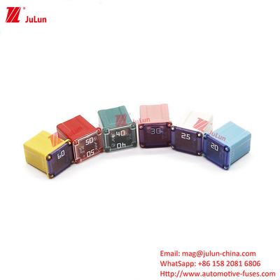 Square Chip Type Plug In Fuse Box Auto Insurance Ribbon Plastic Box Long Short 20-60A