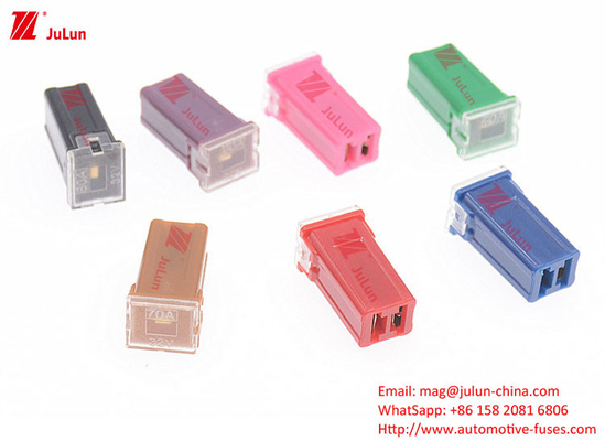 Safety Square Car Fuses Small Insert Mini Medium Large Current 20A 30A 40A 50A 60A Short Long Foot 32V Fuse Box
