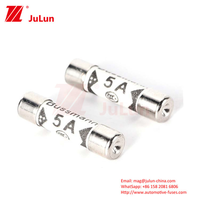 BUSSMANN BS1362 UK Ceramic Automotive Fuses 6*25mm 3A 5A 7A 10A 13A 20A Safety Regulation