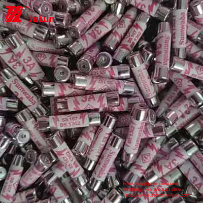 UK POWER PLUG Electric Current Ceramic Automotive Fuses With Ceramic Copper Material And 6*25mm Size