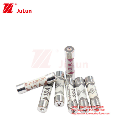 Power Flat Head Tubular Ceramic Automotive Fuses For Safety Regulation ASTA BS1362 SS167