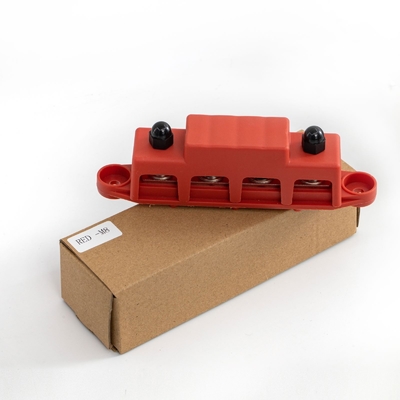 Busbar Tool Set, Including 4 X 5/16&quot; Power Distribution Block Bus Bar With Cover, Hammer Lug Crimper Tool For 8 AWG - 00