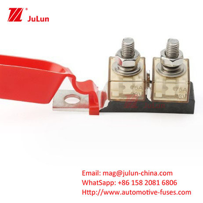 2-Position Terminal Fuse Holder Single Stud M8 Compact Rated Battery Fuse 60A-300A