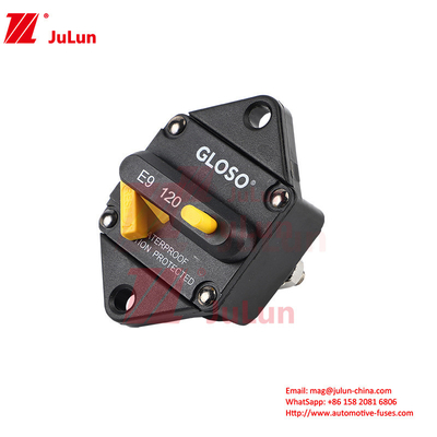 Restore the fuse manually 1.9*2.91*1.7inch Mooring Manual Reset Circuit Breaker for Industrial