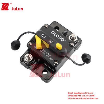 Restore the fuse manually 1.9*2.91*1.7inch Mooring Manual Reset Circuit Breaker for Industrial