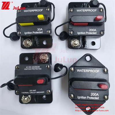 300A RV Circuit Breaker 48V Motor Fuse Inverter Marine Overload Protector Reset Circuit Breaker