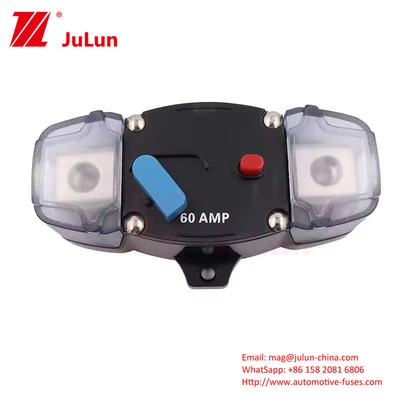 Automotive Marine Boat Overload Protector12-48 VDC 30A-300A Car Fuse Holder Stereo Terminal Inline Circuit Breaker