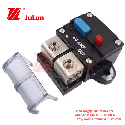Resettable Circuit Breaker 80A 12V Car Audio Modification Car Modification Switch Safety Seat Automatic Sw