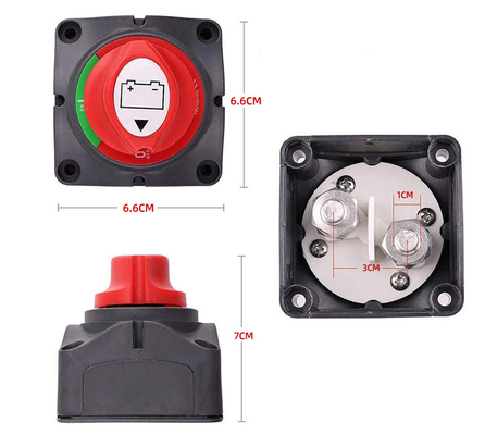 High Current Main Power Switch Rv Yacht Power Off Switch Knob Power Isolator Leak Proof Waterproof