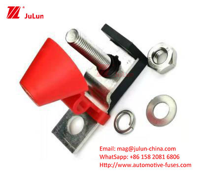 Ceramic Square Ceramic Fuse Holder Motor Home Yacht Crane Suitable For Battery Car Fuse Matching Seat