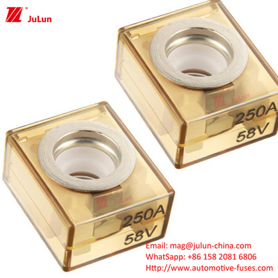 Factory Custom Battery Square Ceramic Fuse Holder New Energy Vehicle Fuse Battery Outdoor Power Supply Insulation Seat