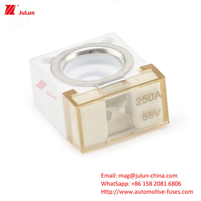 Battery Fuse High Current Motorcycle Motorhome Crane 300A 500A 58V Square Ceramic Battery Fuse