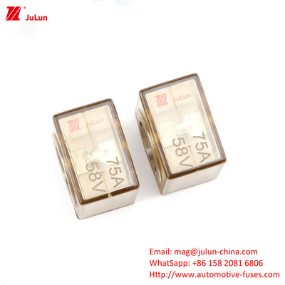 Battery Fuse High Current Motorcycle Motorhome Crane 300A 500A 58V Square Ceramic Battery Fuse