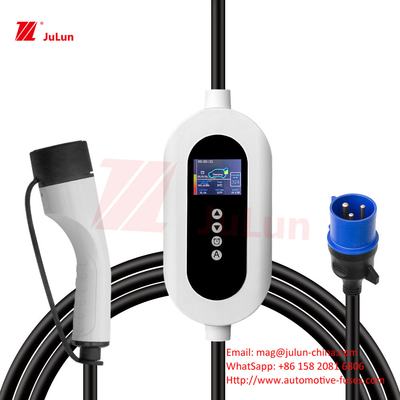 EV Charger 7Kuropean Standard Charging Gun Type 2 Portable On-board Charging Pile New Energy Charging Gun