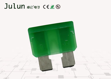 Popular Automotive Blade Fuses 30A With Sn Plated Zinc Alloy Terminal Housing