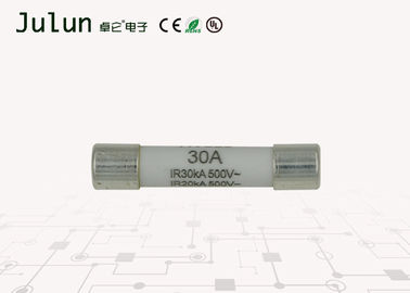 CE Dc High Voltage Fuse 30A 6x30mm For Pv System Solar Power Application
