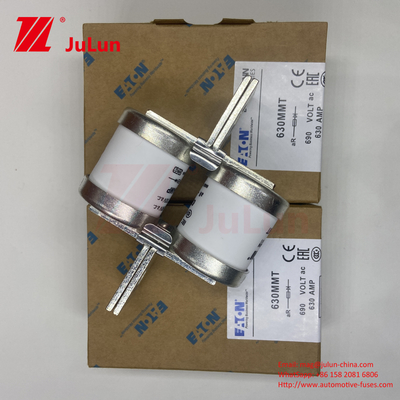 BUSSMAA 690V Rated Voltage Ceramic Copper 630MMT Automotive Fuses 630A M6/M8 Installation