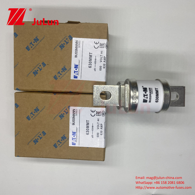 BUSSMANN 630MMT 690V 630A Ceramic Copper Twin Flat Plate Bolt Type Automotive Fuses By BUSSMANN