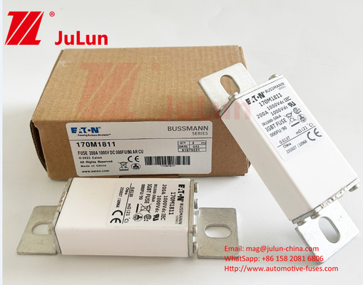 170M1811 200A 1000V Ceramic Copper BUSSMANN Automotive Fuses Rated Voltage M6/M8 Installation