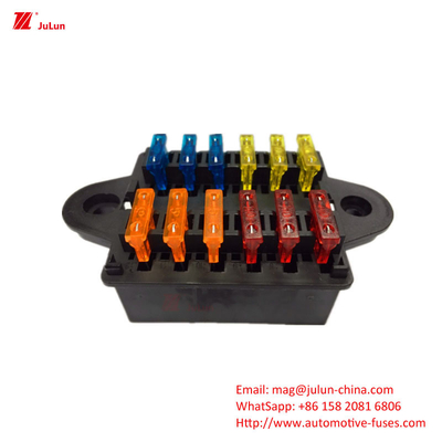 Car Multi-way Fuse Box Car Fuse Seat Electric Car Fuse Safety Piece High Power Safety Seat 30A-500A Nylon Plastic One/bi