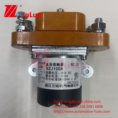Dc Contactor Telecommunications CZ10 Series 12V48V60V72V Electric Tricycle Pull Car